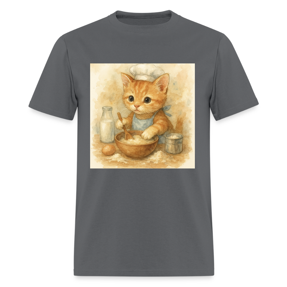 Cooking Kitten - charcoal