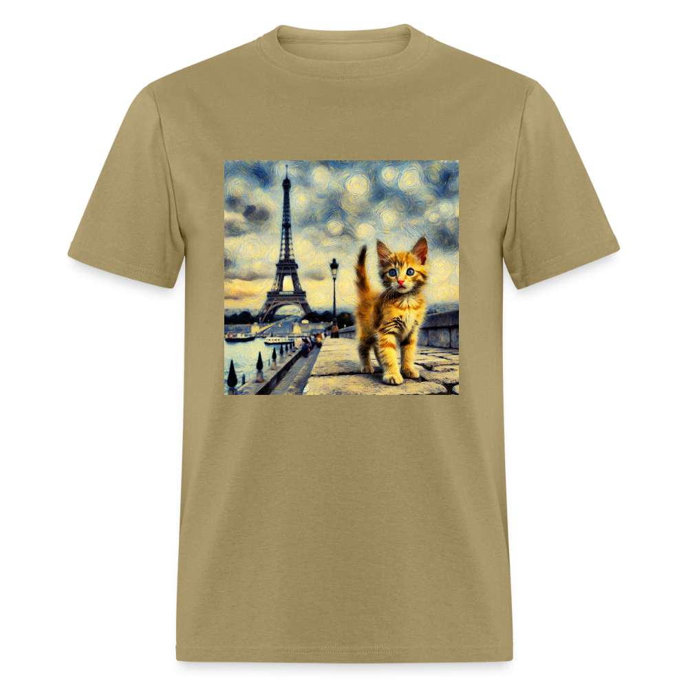 Eiffel Tower Kitten - khaki