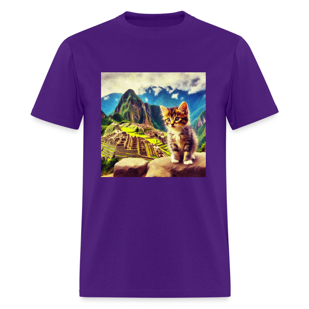 Machu Picchu Kitten - purple