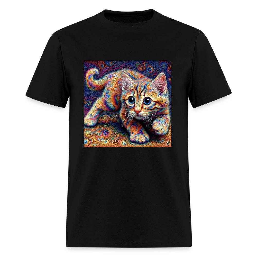 Tie Dye Kitten - black