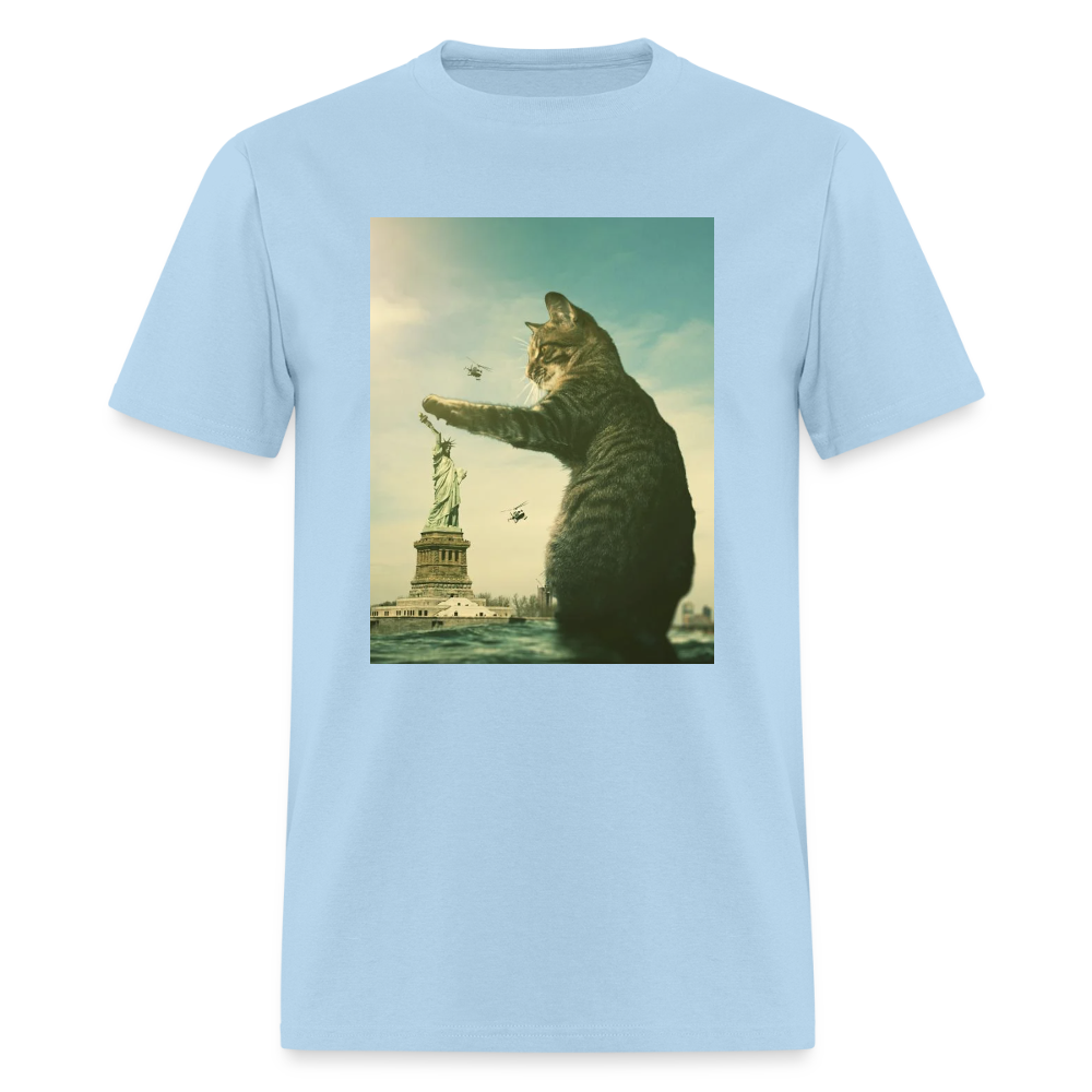 Statue of Liberty Cat - powder blue