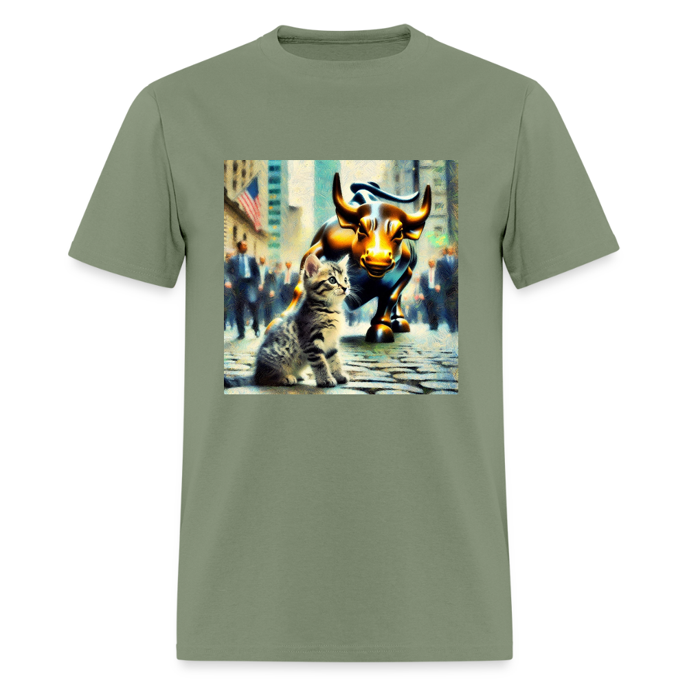 Wall Street Cat - military green