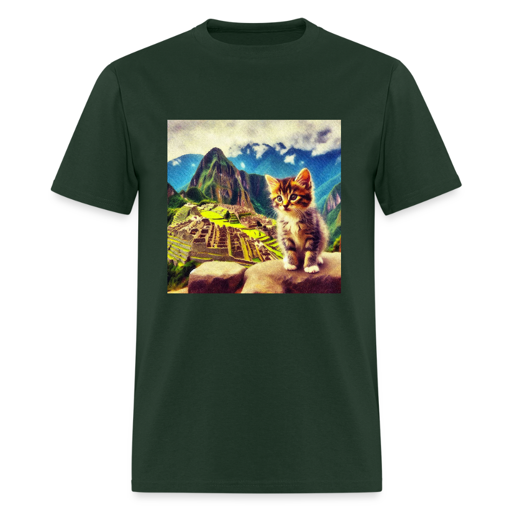 Machu Picchu Kitten - forest green