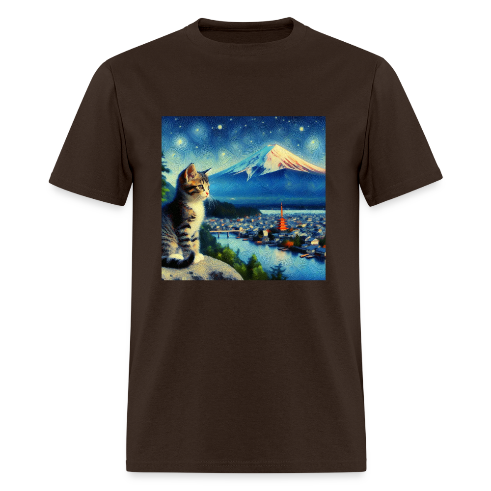 Mount Fuji Cat - brown