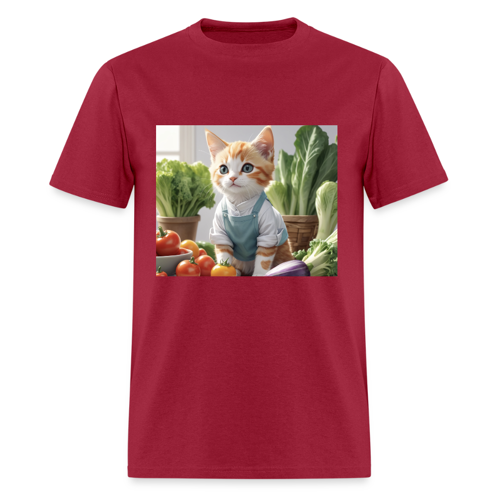 Cooking Kitten - dark red