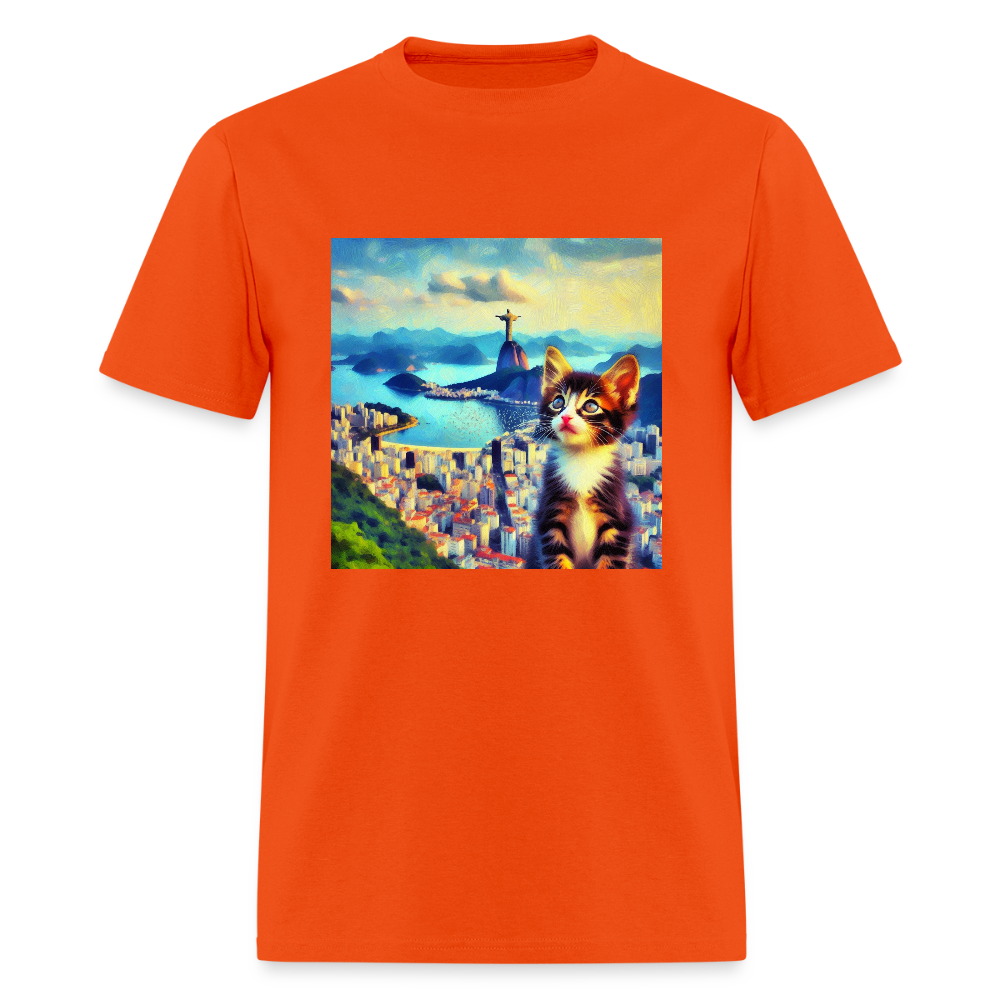 Rio de Janeiro Cat - orange