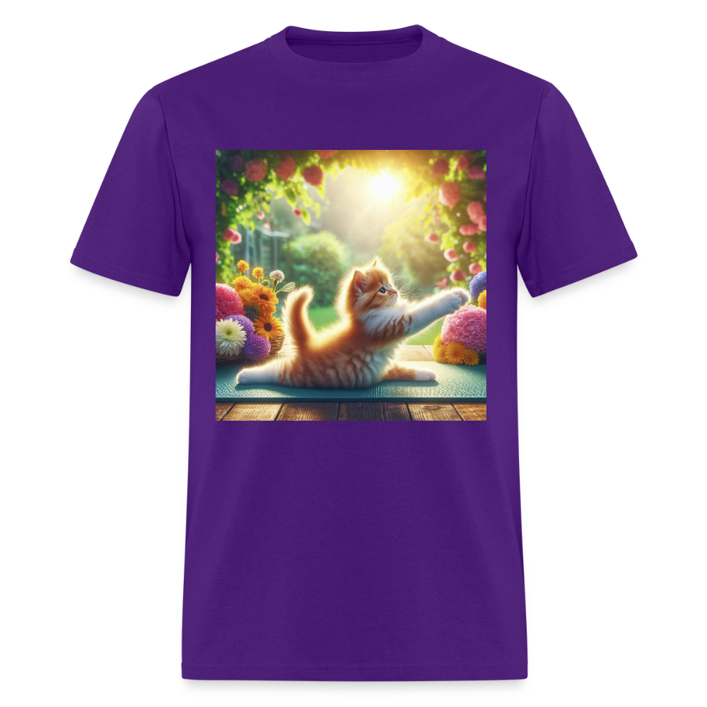 Yoga Kitten - purple