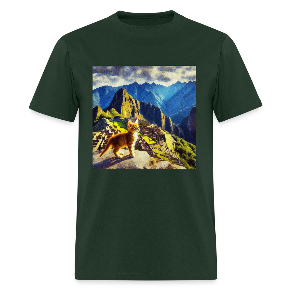 Machu Picchu Kitten - forest green
