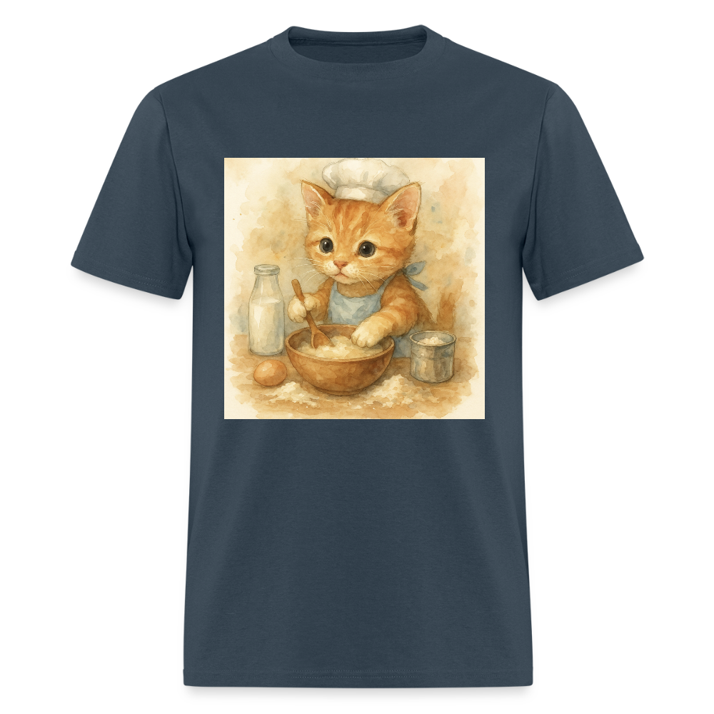 Cooking Kitten -  blue dusk