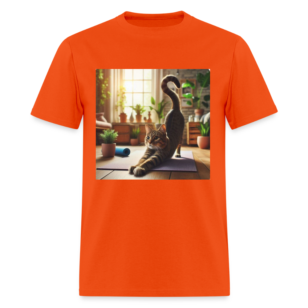 Yoga Cat - orange