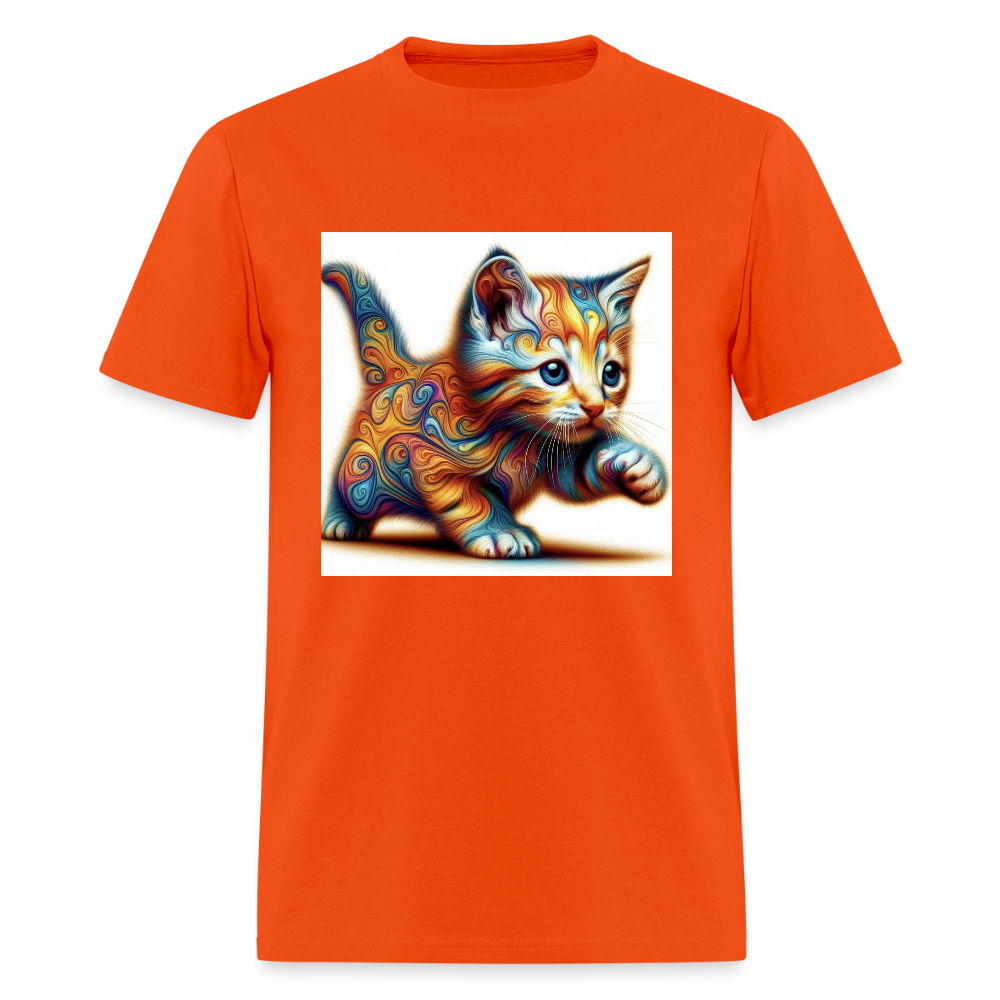Tie Dye Kitten - orange