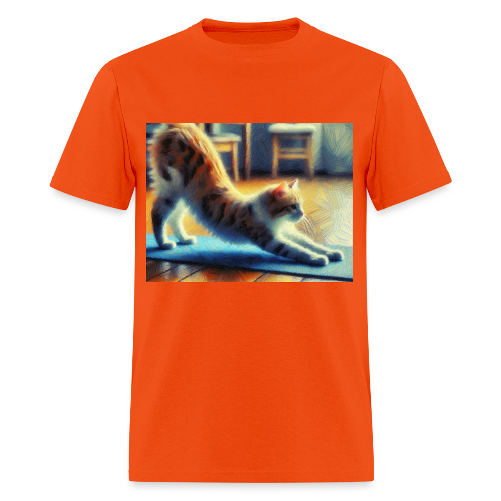 Yoga Cat - orange