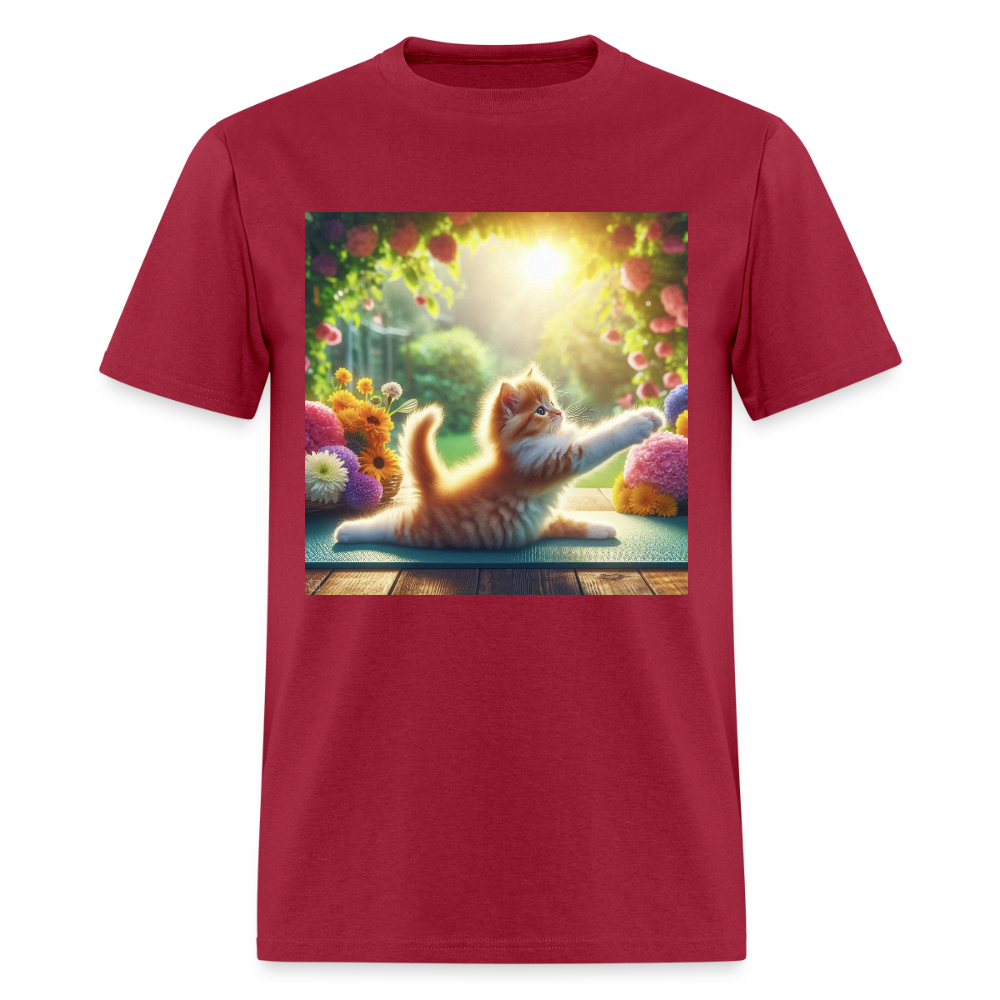 Yoga Kitten - dark red