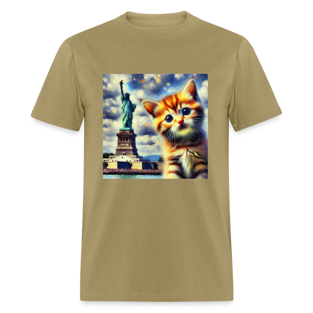Statue of Liberty Kitten - khaki