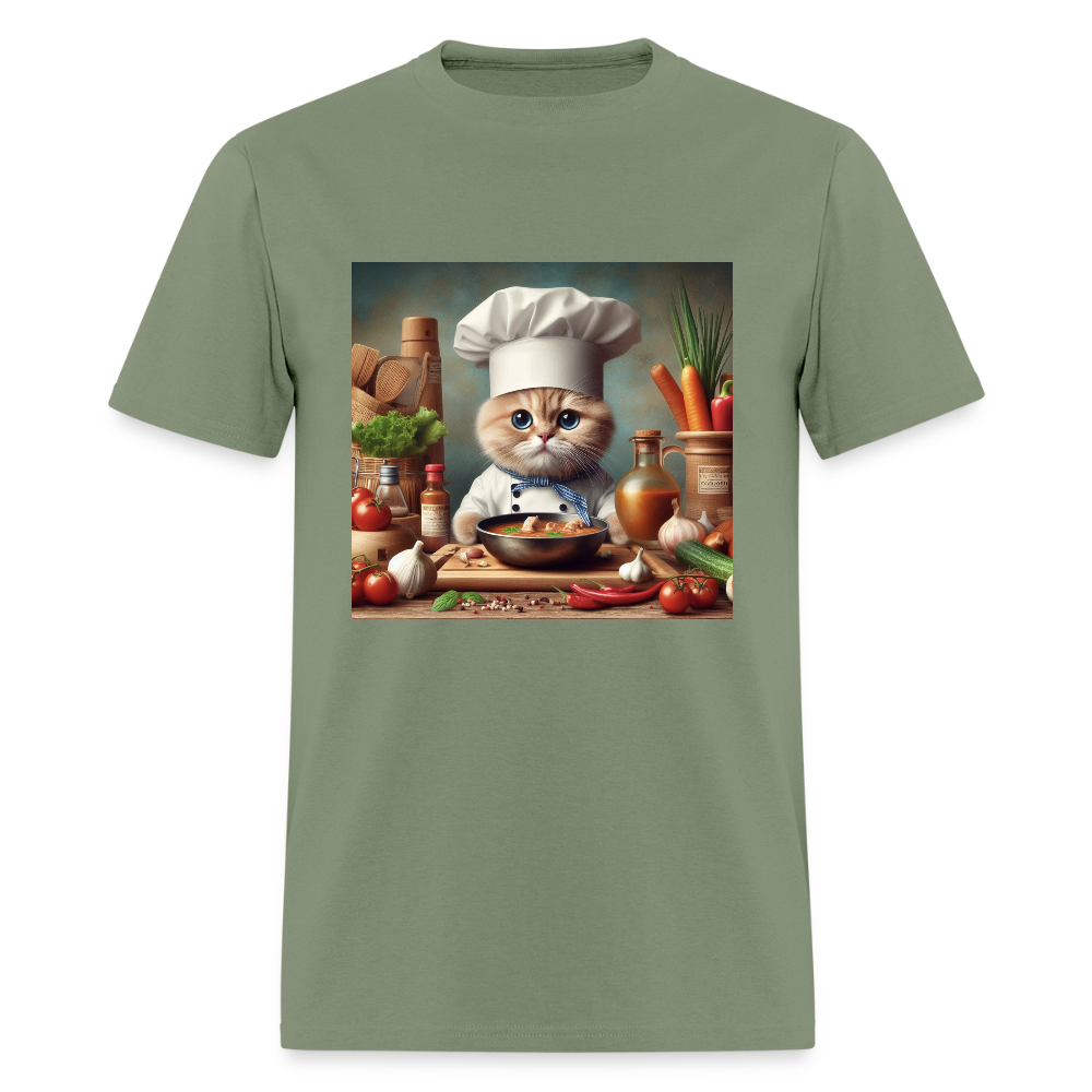 Cooking Cat - military green