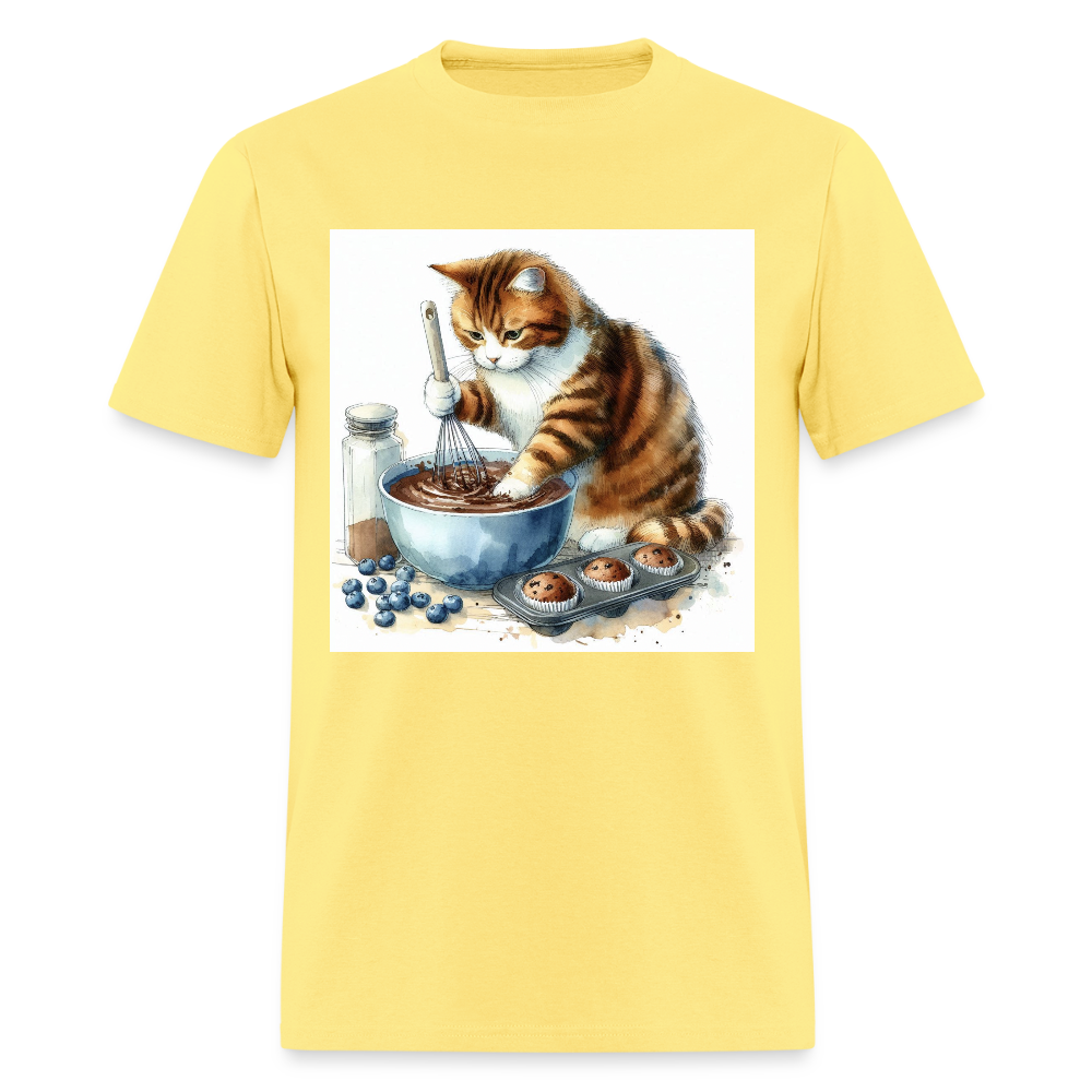 Baking Cat - cornsilk
