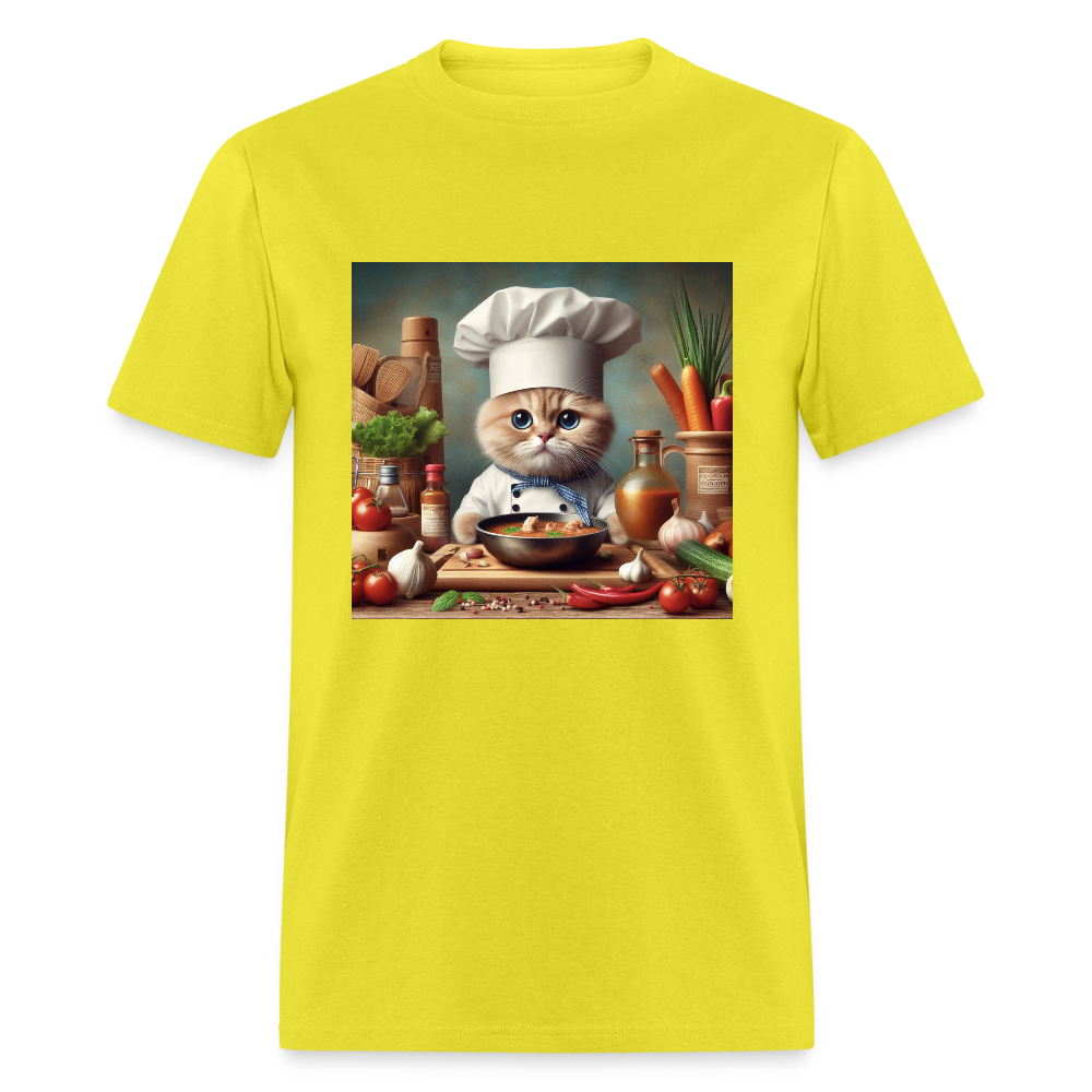 Cooking Cat - yellow