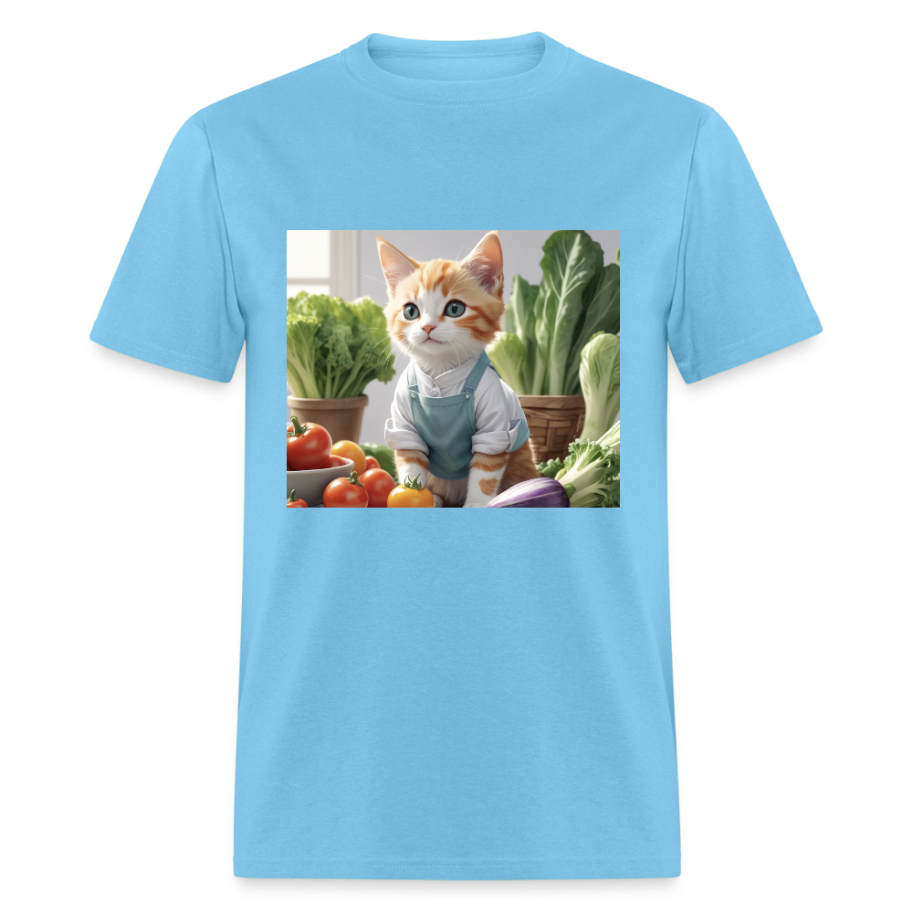Cooking Kitten - aquatic blue