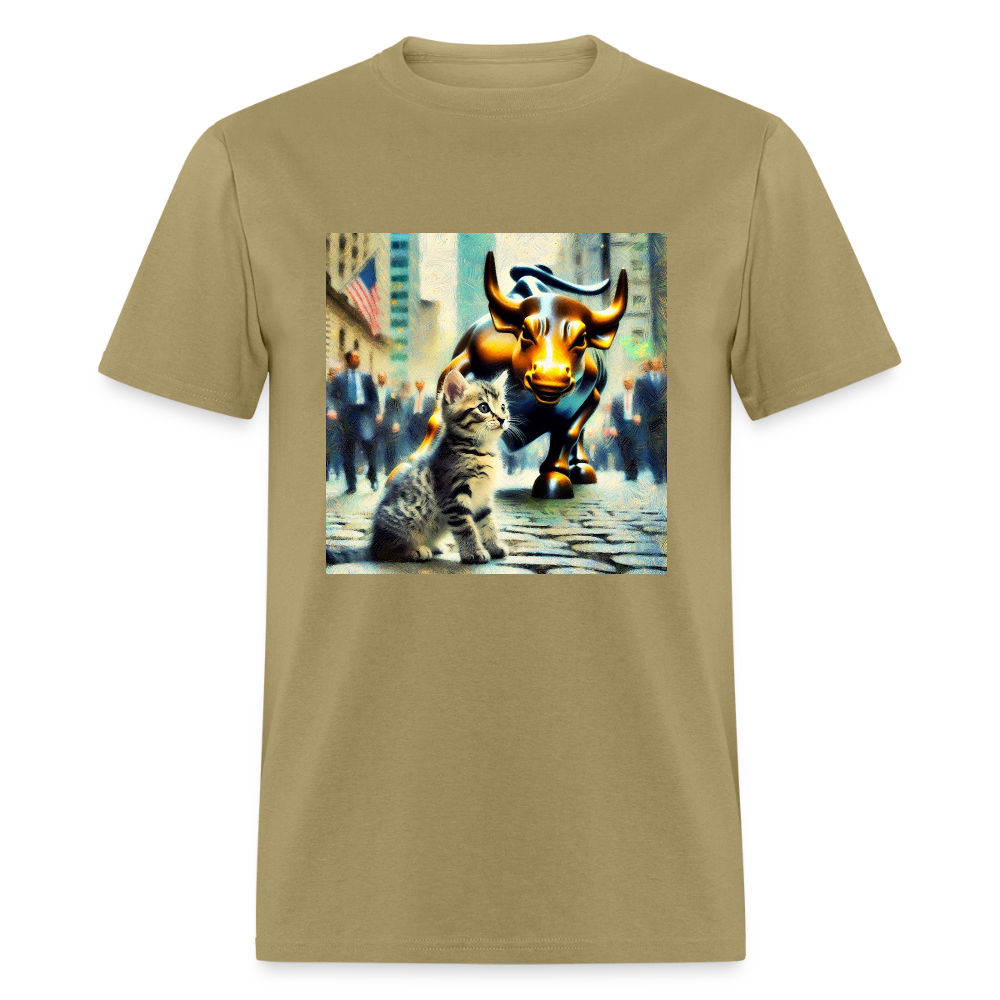 Wall Street Cat - khaki