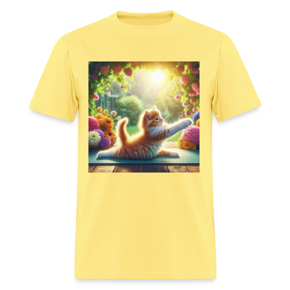 Yoga Kitten - cornsilk