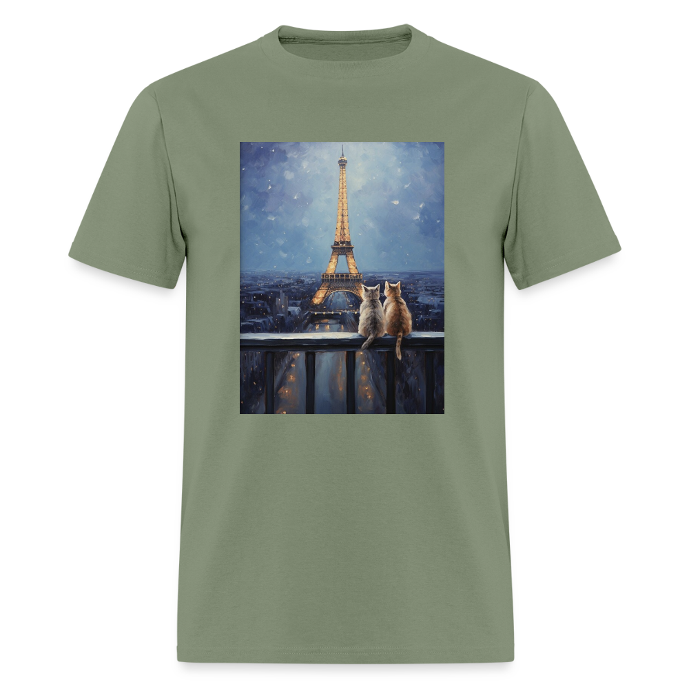 Eiffel Tower Kittens - military green