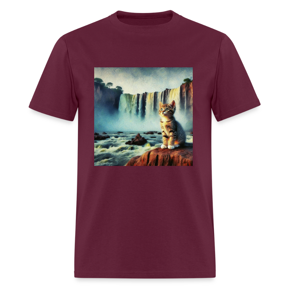 Victoria Falls Kitten - burgundy