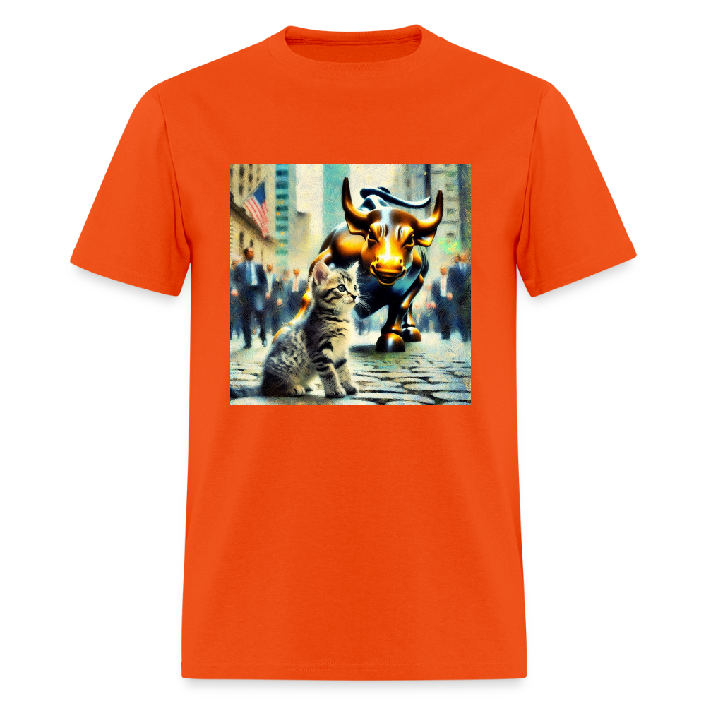 Wall Street Cat - orange