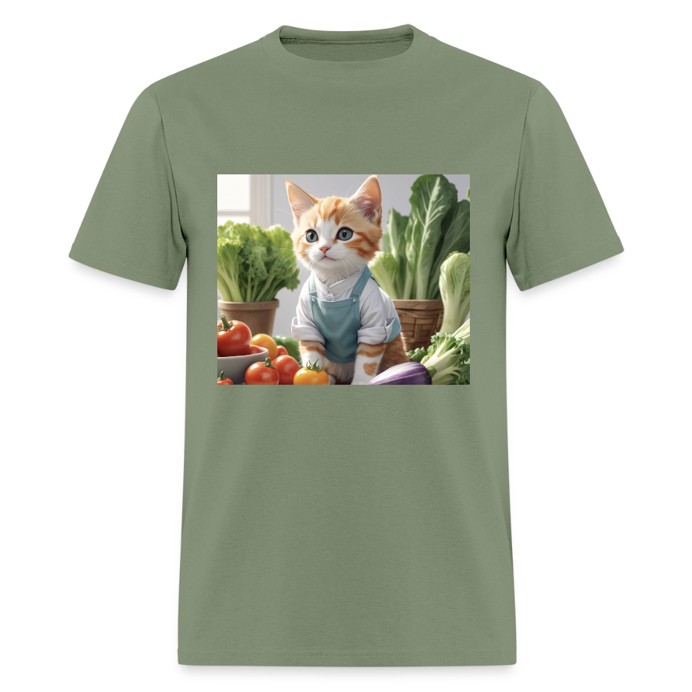 Cooking Kitten - military green