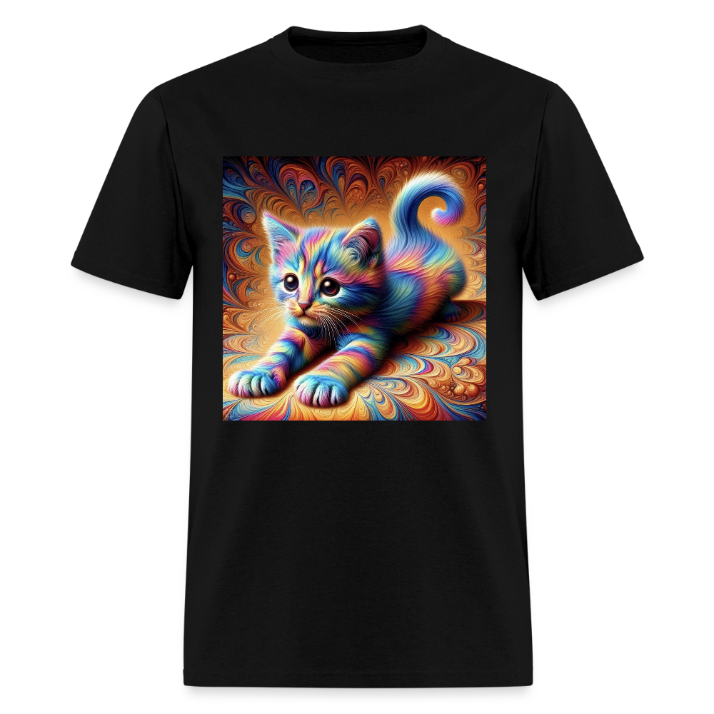 Tie Dye Kitten - black
